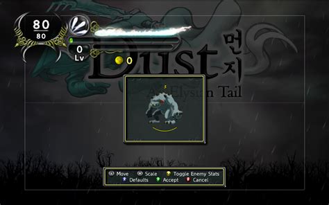 dust an elysian tail cheats